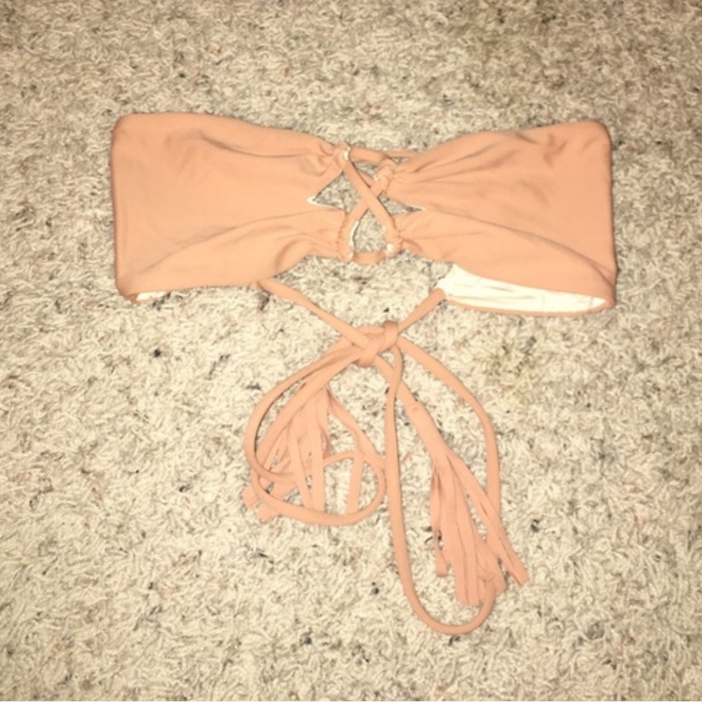 Acacia Nude Bandeau Bikini Top